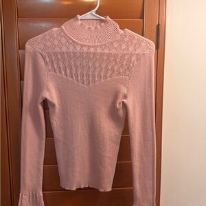 Hooked Up by IOT Pink Turtleneck Sweater
